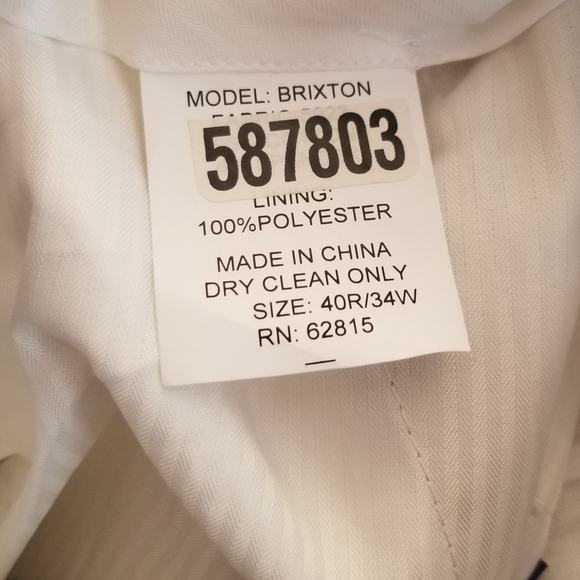 The Savile Row Company New Cream color Size pants 40R/34W - Picture 3 of 5